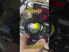 80 ولت طراحي جغد رنگ سفيد زرد آکریلیک حلقه موتورسیکلت چراغ های LED