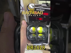 4 چراغ ال ای دی شکل جغد سیاه آلومینیوم سفید زرد موتورسیکلت چراغ ال ای دی