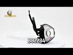2 فلز دانه سفید زرد دو رنگ مینی چراغ LED رانندگی CG125 اصلاح شده