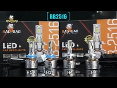 لامپ چراغ جلو LED BAOBAO BB2516 4 مس 6000K 200W 180W 160W برای خودرو
