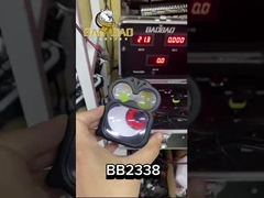 شکل قورباغه چشم های شیطان سفید زرد چراغ های مه آلومینیوم 12-80 ولت چراغ های موتورسیکلت