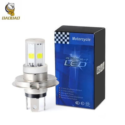 12v H4 H6 BA20D رنگ سفید فلزی LED موتورسیکلت لامپ داخلی برای هوندا سوزوکی