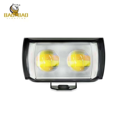 فلزی پلاستیکی 2 LED سفید زرد دو رنگ RGB پروژکتور نور مه