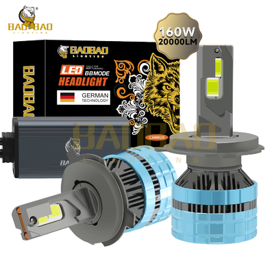H4 160W آهن ماشین چراغ جلو LED لامپ S22 سفید قطعات اتوماتیک قدرت بالا