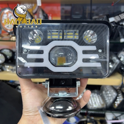 3 اینچ LED نور کار سفید زرد دو رنگ برای کامیون برای ماشین لوازم جانبی 4x4