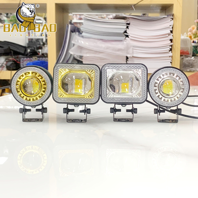 آلومینیوم سفید زرد درخشان 12 ولت 24 ولت موتورسیکلت RGB حلقه LED چراغ مه